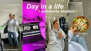 Day in a life of a uni student (running, food shop, what I take to placement and more!)