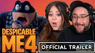 Despicable Me 4 Official Trailer Reaction | The Minions are back.... again!