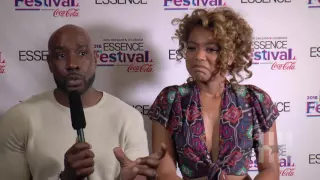 Morris Chestnut and Jaz Sinclair Talk New Thriller "When The Bough Breaks"