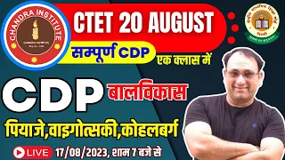 CTET CDP 2023 🔴महामैराथन CDP संपूर्ण निचोड़ (कोहलवर्ग,पियाजे,वाइगोत्सकी) | CTET CDP Preparation 2023