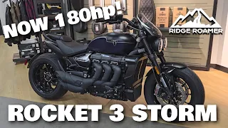 The BIGGEST gets BADDER!!! 2025 Rocket 3 GT STORM Overview, Walk Around, Startup, Hands-On