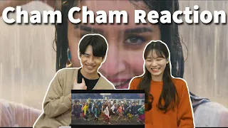 Singing and Dancing in the rain~! Cham Cham Reaction!