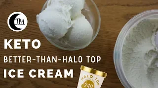 The Best Keto Vanilla Ice Cream | Low-Carb Halo Top Dupe