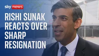 Prime Minister Rishi Sunak responds to Richard Sharp's resignation