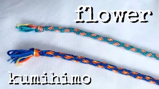 flower kumihimo tutorial || friendship bracelets