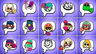 All 78 Brawlers Animated Facepalm Pins