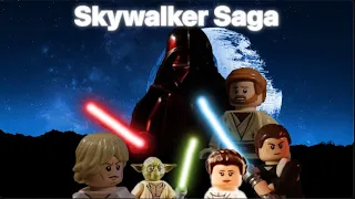 Star Wars- Skywalker Saga in 1 minute! LEGO Stop Motion