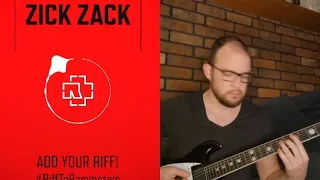Zick Zack Add Riff #rifftorammstein
