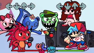 Friday Night Funkin' Vs Flaky Full Week Happy Tree Friends FNF Mod Hard Flippy