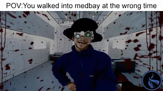 POV: You Walked Into Medbay at the Wrong Time - Barotrauma meme