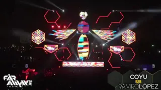 COYU b2b RAMIRO LOPEZ @ Far Away Festival 2019 & Visuals by Vj Gorilla & Vj Optika - Lima Perú