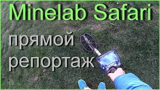 Minelab Safari быстрый старт, сигналы, показания ВДИ, мини обзор и репортаж с поля, не КОП 2015