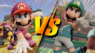 Mario Vs Luigi [ Hard CPU ] - Mario Strikers Battle League