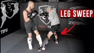 Sweep the Leg! 3 Inside Leg Trips for Kickboxing
