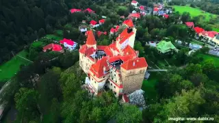 Castelul Bran - imagini aeriene