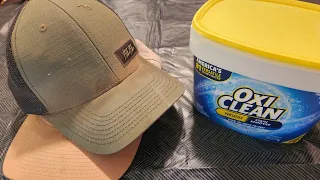 how to clean hats oxi clean