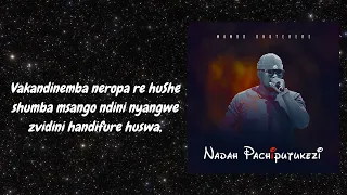 Mambo Dhuterere - Dzikisa Munyengetero (Lyrical Visualiser)