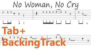 Bob Marley - No Woman, No Cry / Guitar Tab+BackingTrack