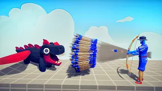 BABY DRAGON vs EVERY GOD -Totally Accurate Battle Simulator TABS