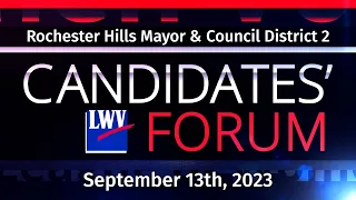 The 2023 Candidate Forum