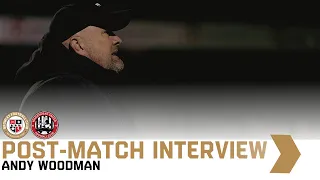 Andy Woodman's reaction after Maidenhead United draw