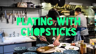 How to PLATE WITH CHOPSTICKS + compared to TWEEZERS feat. EatingTools