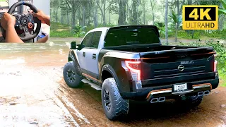 Nissan Titan Warrior | OFFROAD | Forza Horizon 5 | RTX 4050 || Steering Wheel Logitech G29