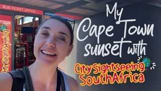 City Sightseeing Sunset Bus | Signal Hill Cape Town | South African Sunset | To do in Cape Town SA