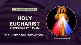Daily Live Holy Eucharist | Daily Mass at 6:15 am Fri 16th Feb 2024, St. Joseph Church, Mira Road