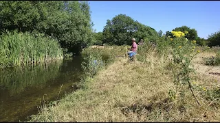 051. A Walk along the River Gade on Croxley Common Moor - An Angler's Perspective