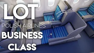 LOT Airlines Business Class  Chicago To Warsaw Flight Review Dreamliner 787 Long-Haul