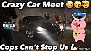 The Biggest Car Meet Ever Gone Wrong Street Racers (Destroy) !!! The Streets Of Los Angeles