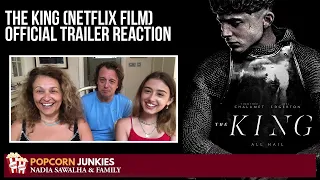 The King (Netflix Film) Official Trailer (Timothee Chalamet) The Popcorn Junkies REACTION