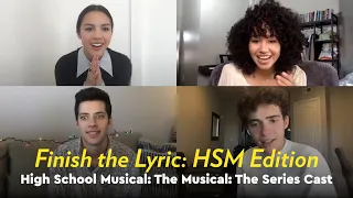 HSMTMTS Cast Play Finish the Lyric: HSM Edition | POPSUGAR Pop Quiz