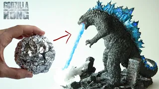 고작 3000원짜리 은박지로만 죽여주는 고질라 만들기 only Making Godzilla with cooking foil