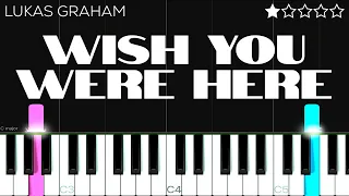 Lukas Graham - Wish You Were Here (feat. Khalid) | EASY Piano Tutorial
