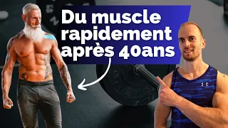 Prendre du muscle après 40ans : LE GUIDE COMPLET