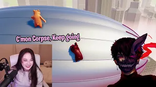 CORPSE & Tina Playing Gang Beast Best Moments