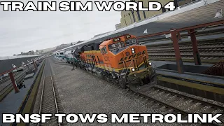 Train Sim World 4 - BNSF Helps MetroLink!