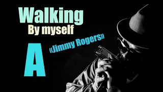 Blues Backing Track Jam - Ice B.- Walking by myself by Jimmy Rogers in A - Chicago blues