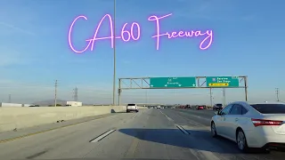 California-60 (CA-60) Freeway Riverside Driving Tour [4K]