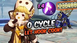 💥Hook is back with 0-Cycle in 1.4 Memory of Chaos Stage 10 First Half | Honkai: Star Rail