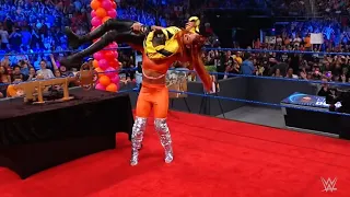 Becky Lynch Man handle slam to Bianca Belair: SmackDown, 17 September 2021