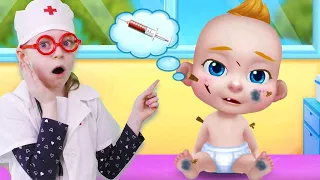 Бэби босс капризный Босс молокосос  СОФИЯ играет  Little Baby Boss Care Doctor, Bath Time, Dress Up