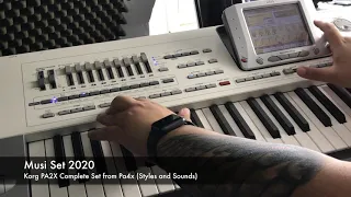 Musi Set 2020 KORG PA2X - PA800 256MB - Complete Set from Pa4x (Styles and Sounds)