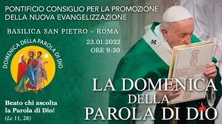 ore 9:30 - SANTA MESSA dalla Basilica San Pietro - Roma - 23/01/2022