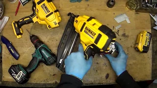 Dewalt brushless DCN660 Nailer stops after month? Lose part inside! Handyman