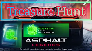 15th April Treasure Hunt Rewards ×4 | Asphalt 9 Legends