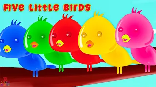 Five Little Birds Kids Rhyme & Baby Song