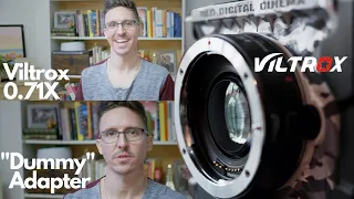 Large Format RED Komodo?!? Viltrox EF to RF Lens Adapter Review